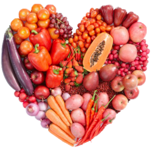 Red Vegetables - Heart